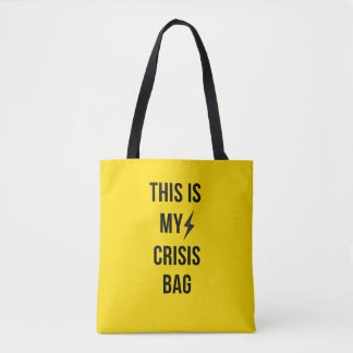 DAS IST MEINE KRISE BAG™ - Fett gelb