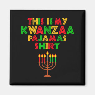 Das ist meine Kwanzaa-Pyjamas Sieben-Prinzipien-Ke Magnet