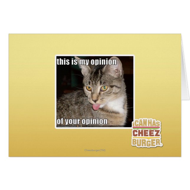 Das ist meine Meinung (Vorderseite (Horizontal))