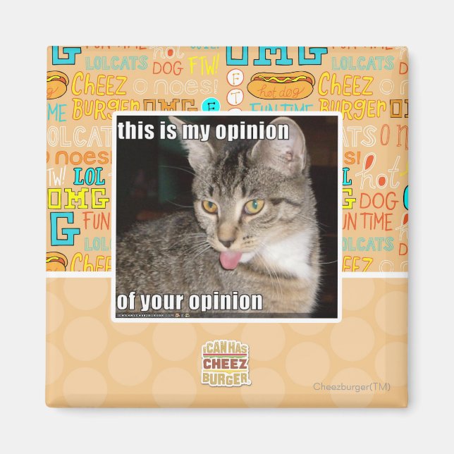 Das ist meine Meinung Magnet (Vorne)