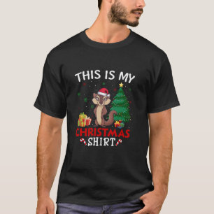 Das ist meine mongoose Weihnachtsmannmütze Weihnac T-Shirt