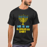 Das ist meine Pajamakah Menorah Hanukkah Pajamas C T-Shirt<br><div class="desc">Das ist meine Pajamakah Menorah Hanukkah Pajamas Chanukah 2.</div>