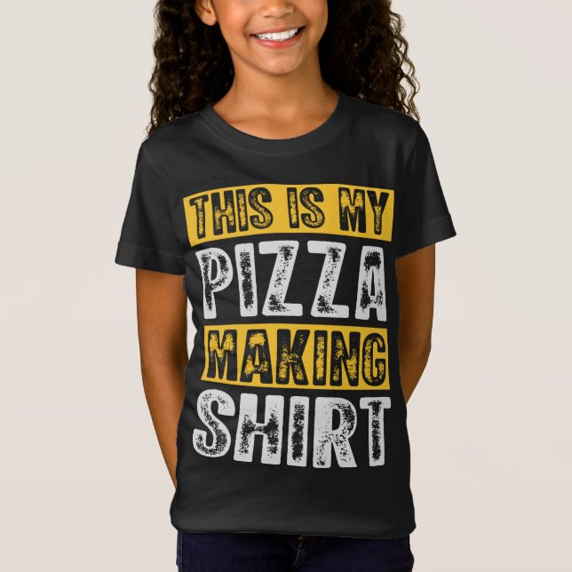 Das ist meine Pizza, die Pizzaholische italienisch T-Shirt (Vorderseite)