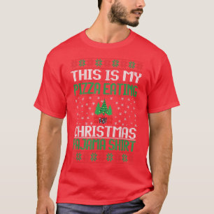 Das ist meine Pizza, die Weihnachten Pajama Shirt 