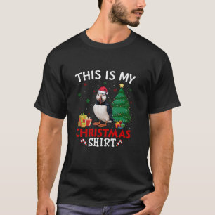 Das ist meine Puffin Weihnachtsmannmütze Weihnacht T-Shirt