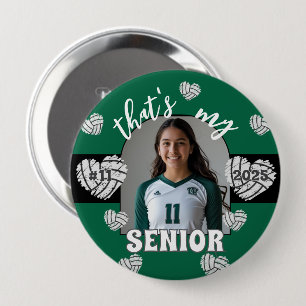 Das ist meine Senior Volleyball-Taste Button