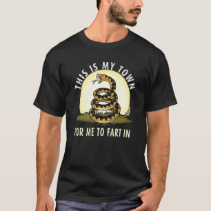 Das ist meine Stadt für mich zur Furz in Snake Ret T-Shirt