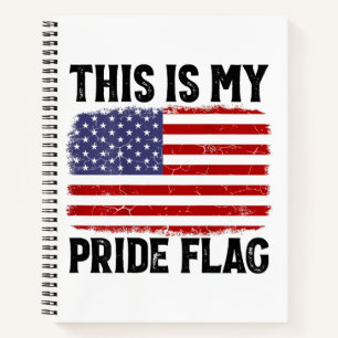Das ist meine Stolzflagge US-Flagge, 4. Juli Patri Notizbuch