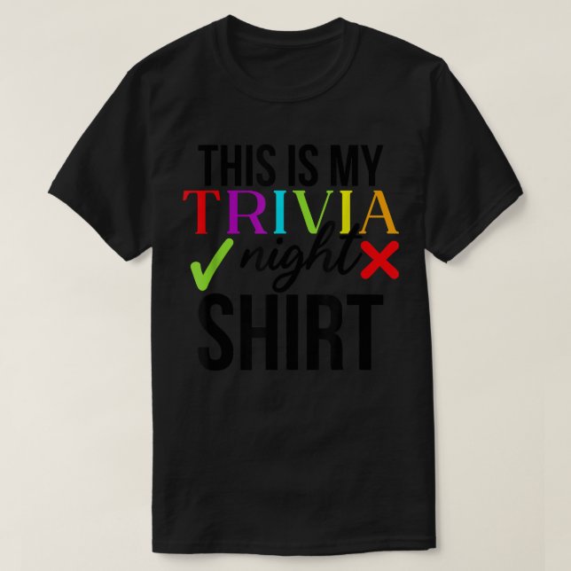 Das ist meine Trivialnacht T-Shirt (Design vorne)