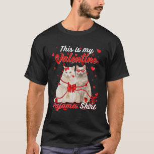 Das ist meine Valentine Pajama Türkische Angora Ka T-Shirt