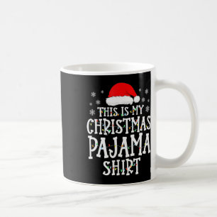 Das ist meine Weihnachts-Pajama-Fun-Familie, die a Kaffeetasse