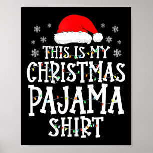 Das ist meine Weihnachts-Pajama-Fun-Familie, die a Poster