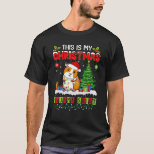 Das ist meine Weihnachts-Pajama-Guinea Pig Santa T-Shirt