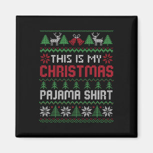 Das ist meine Weihnachts-Pajama-Lampenfamilie, die Magnet
