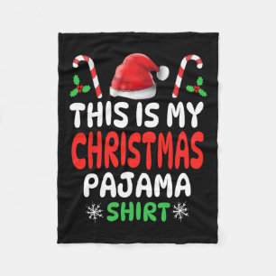 Das ist meine Weihnachts-Pajama Männer Frauen Kind Fleecedecke