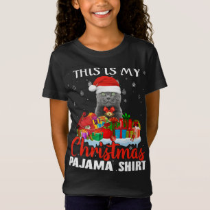 Das ist meine Weihnachts Pajama Russische Blaue Ka T-Shirt