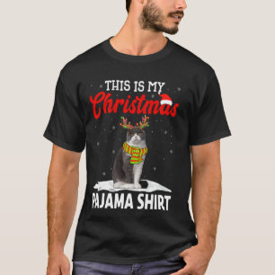 Das ist meine Weihnachts-Pajama-Schottische Folkka T-Shirt
