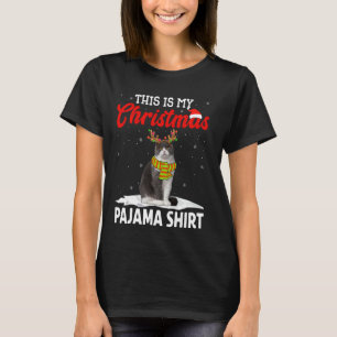 Das ist meine Weihnachts-Pajama-Schottische Folkka T-Shirt