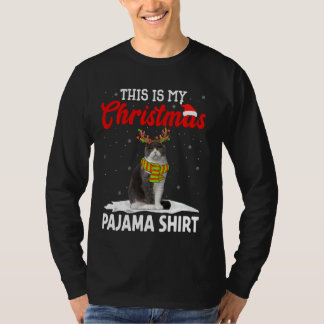 Das ist meine Weihnachts-Pajama-Schottische Folkka T-Shirt