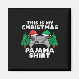 Das ist meine Weihnachts-Pajama-Videospiele Boys M Magnet