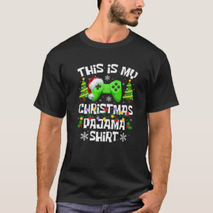Das ist meine Weihnachts-Pajama-Videospiele Boys M T-Shirt