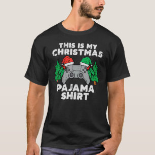 Das ist meine Weihnachts-Pajama-Videospiele Jungs  T-Shirt