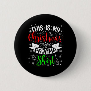 Das ist meine Weihnachts-Pajama-Weihnachtsfamilie Button