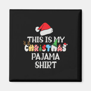 Das ist meine Weihnachts-Pajama-Weihnachtsfamilie Magnet