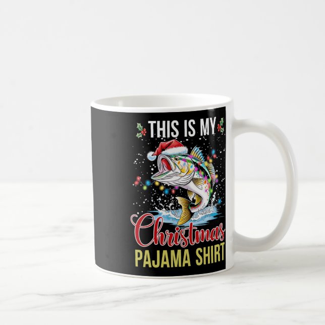 Das ist meine Weihnachts-Pajama-Weihnachtsmannmütz Kaffeetasse (Rechts)