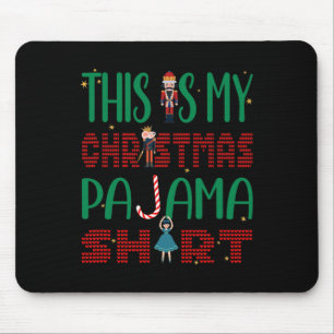 Das ist meine Weihnachtsfamilie Pajama Funny Match Mousepad