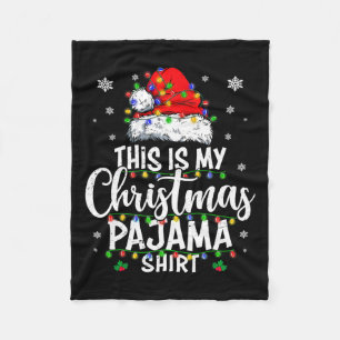 Das ist meine Weihnachtskuppelampe, die männliche  Fleecedecke