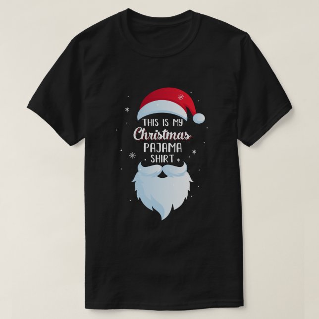 Das ist meine Weihnachtsmannmütze des Pajama-Shirt T-Shirt (Design vorne)