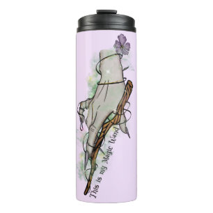 Das ist meine Zauberwand - gotische Hexenhand Thermosbecher