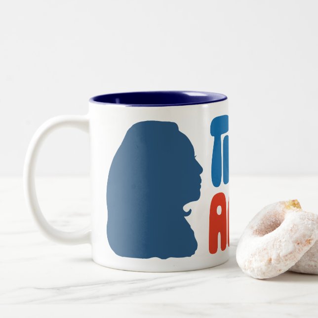 Das ist Meine Zwei-Tone-Tasse Zweifarbige Tasse (Mit Donut)