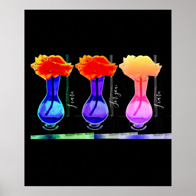 Das ist mir wichtig. Für dich. Aprikosenkunst der  Poster (Vorne)