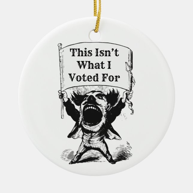 Das ist nicht das, wofür ich gestimmt habe keramik ornament (Vorne)