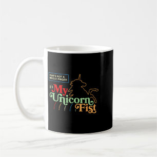 Das ist nicht ein Mittelfinger Einhorn-Faust-Zitat Kaffeetasse