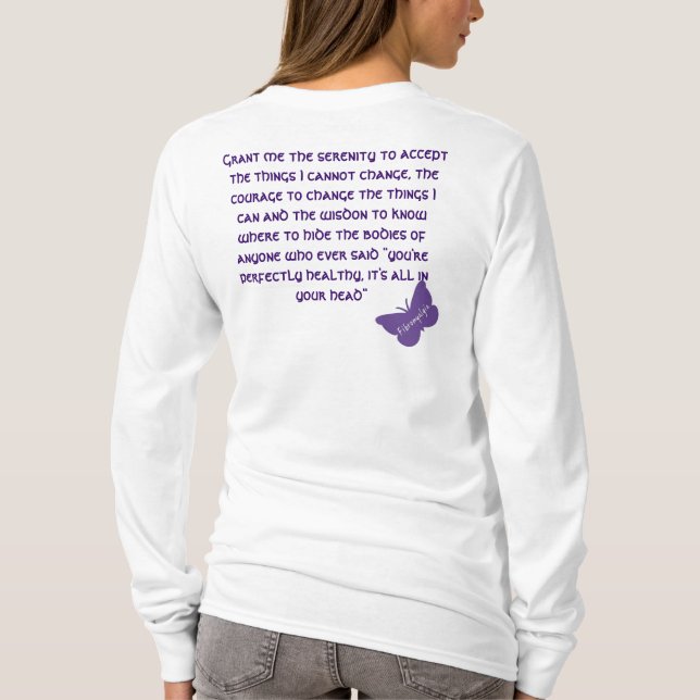 "Das ist nicht in meinem Kopf" T-Shirt (Rückseite)