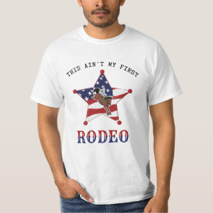 Das ist nicht mein erster RODEO / Black Letter T - T-Shirt