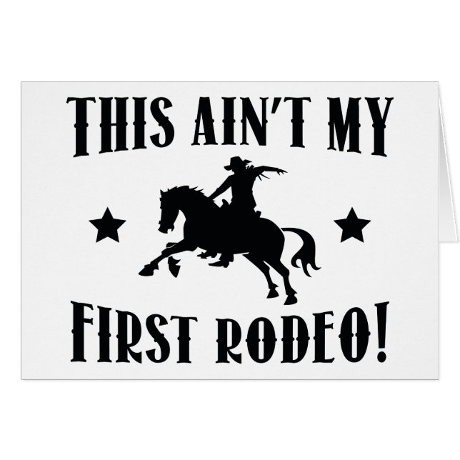 Das ist nicht mein erstes Rodeo! (Vorderseite (Horizontal))