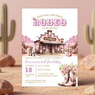 Das ist nicht mein erstes Rodeo zu meinem zweiten Einladung