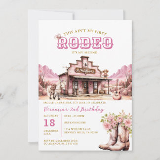 Das ist nicht mein erstes Rodeo zu meinem zweiten Einladung