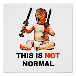 Das ist NICHT normal! Protestsignatur Poster