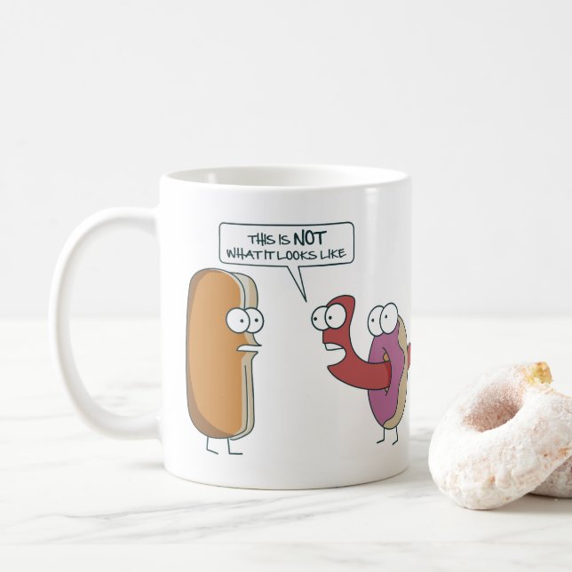 Das ist nicht, wonach es aussieht kaffeetasse (Mit Donut)