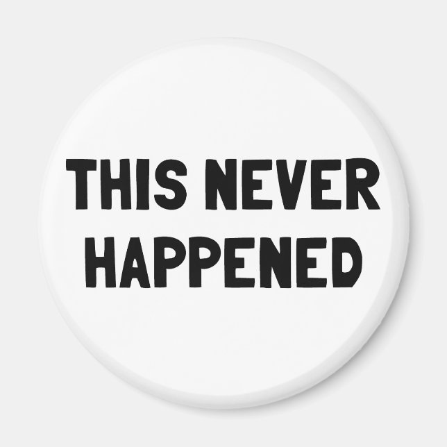 Das ist nie passiert magnet (Vorne)