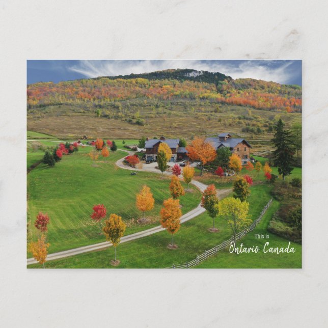 Das ist Ontario, Kanada  Postkarte (Vorderseite)