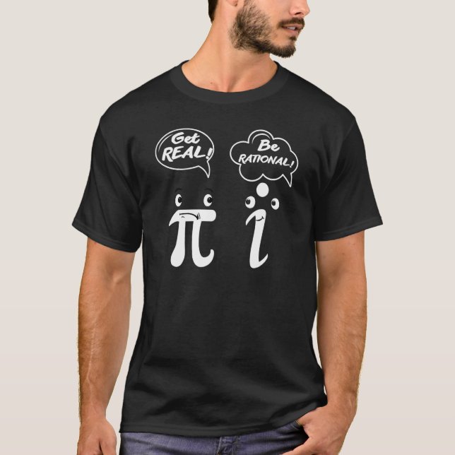 Das ist Rational, um Real Geek Nerd MATH T-Shirt (Vorderseite)