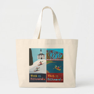 Das ist Richmond Tote Bag (Design #1) Jumbo Stoffbeutel