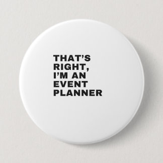 DAS IST RICHTIG, ICH BIN EIN EREIGNIS-PLANER BUTTON