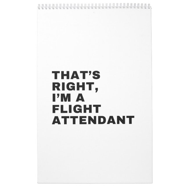 DAS IST RICHTIG, ICH BIN EIN FLUGVERANSTALTER KALENDER (Titelbild)